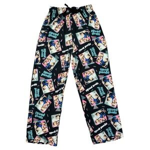 Golden Girls Squad Goals Elastic Waist Black Pajama Bottom Sm 80s Pop Nostalgia